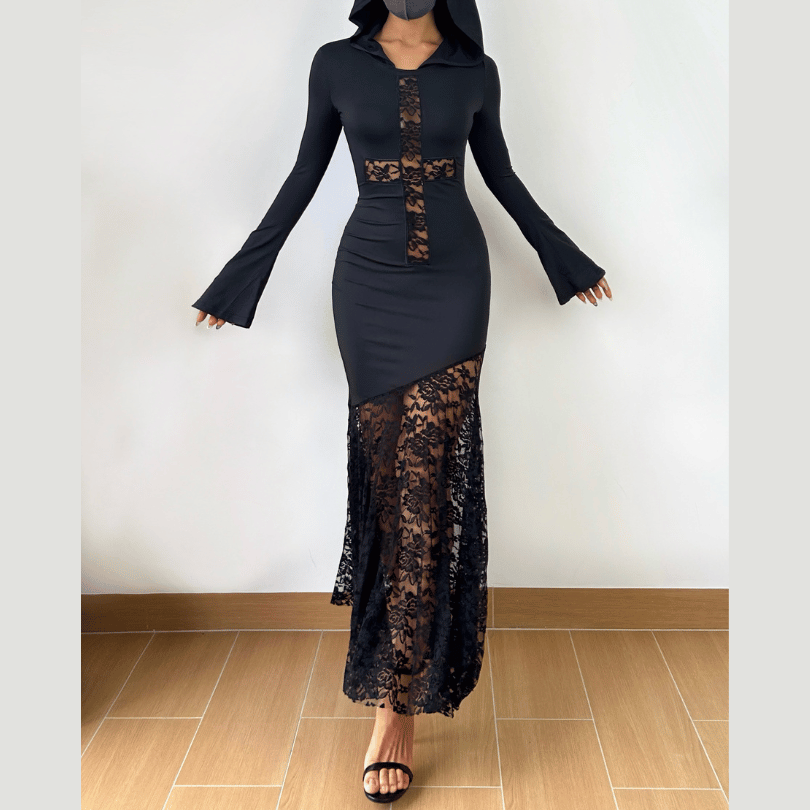 french blue long dress Ladivine 7492 Prom Dress - Turmeric Gold main image 1