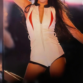 Zip-up sleeveless contrast bodysuit  | Festival Outfits Women
