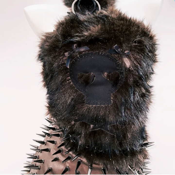 Fluffy bowknot halter backless tube top  | Festival Outfits Women