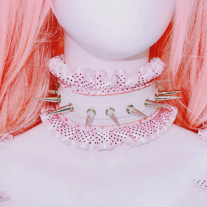 Bowknot beaded polka dot ruffle cami top  | Festival Outfits Women