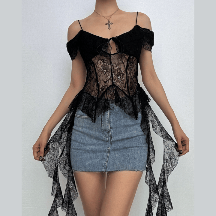 Kaya mai laushi da aka yanke daga kafada | Kayan Biki na Mata