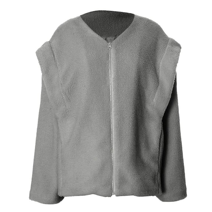 Long sleeve zip-up coat top  | Festival Outfits Women