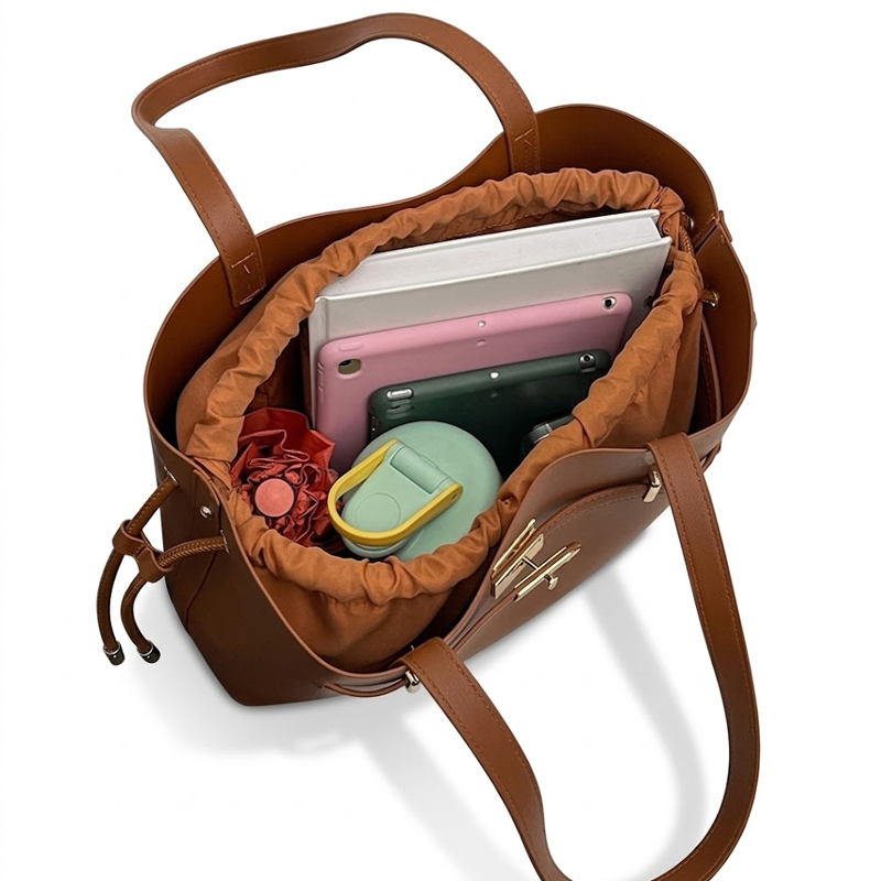 THE BELTED DRAWSTRING SHOPPER - Halibuy - 4