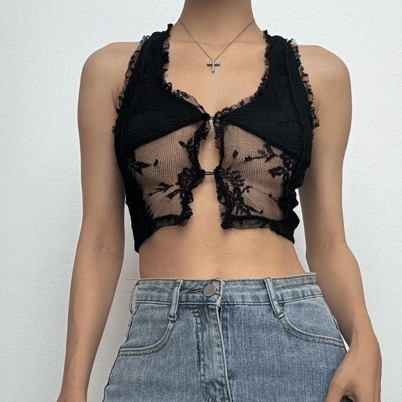 Takardar da aka yanke daga saman da aka yi da lace mai kauri ta U | Kayan Biki na Mata