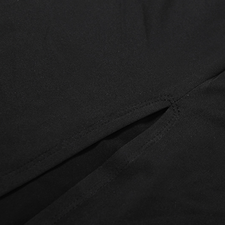 Halter slit solid backless slit maxi dress  | Festival Outfits Women