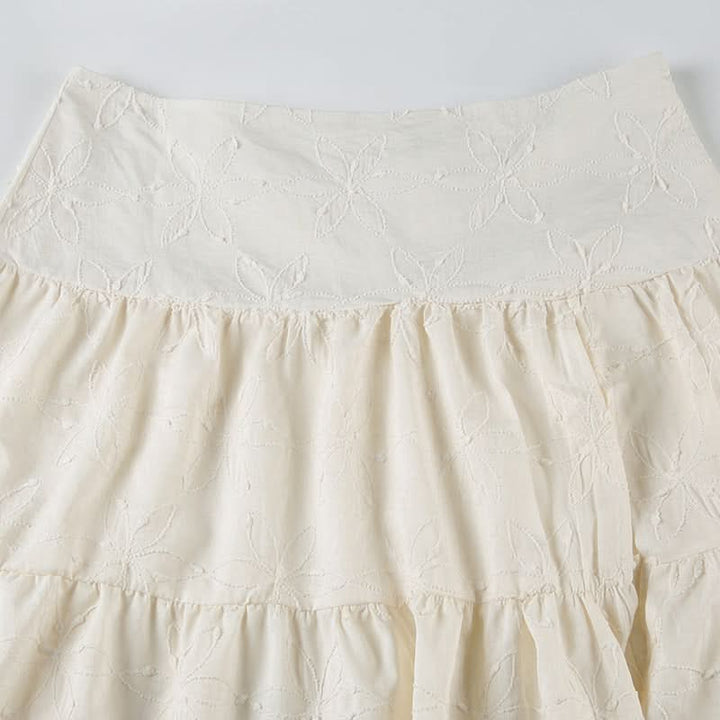 Textured high slit zip-up maxi skirt  | Festival Outfits Women