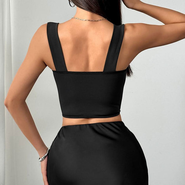 Sweetheart neck bustier tank top  | Festival Outfits Women