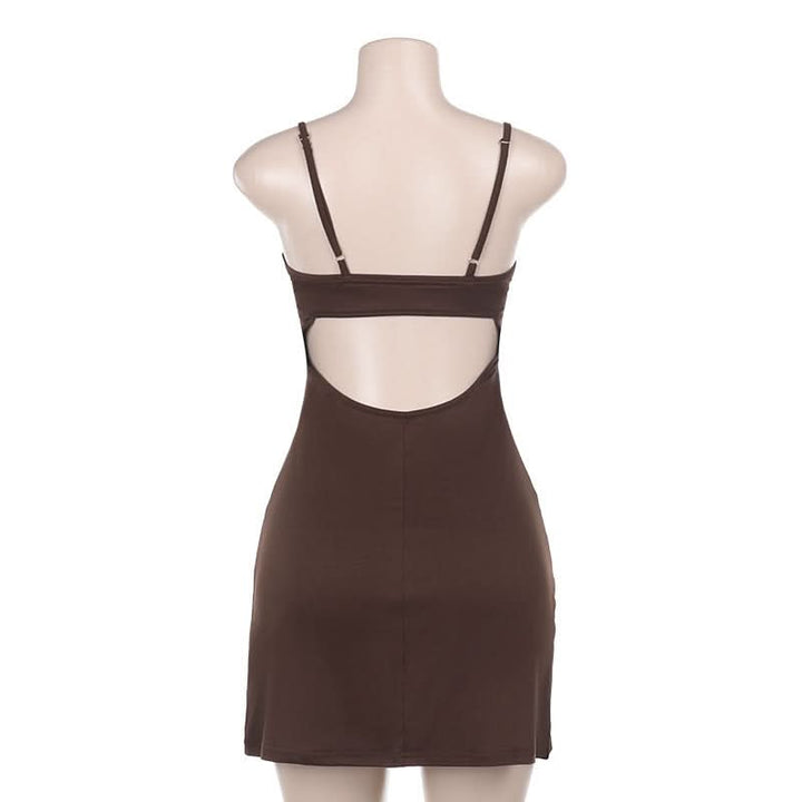Square neck beaded cami mini dress  | Festival Outfits Women