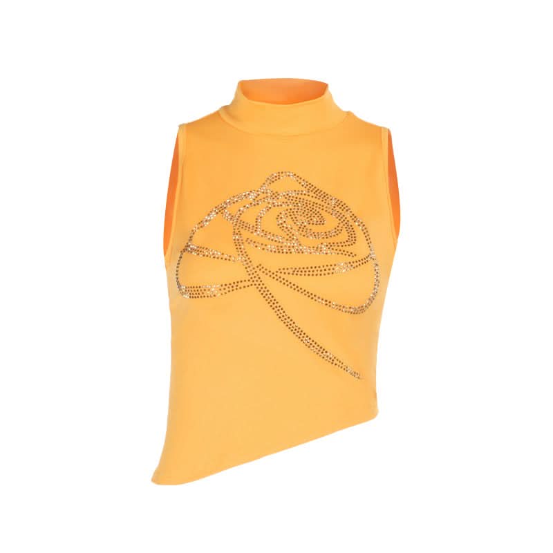 High neck sleeveless beaded top  | Festival Outfits Women