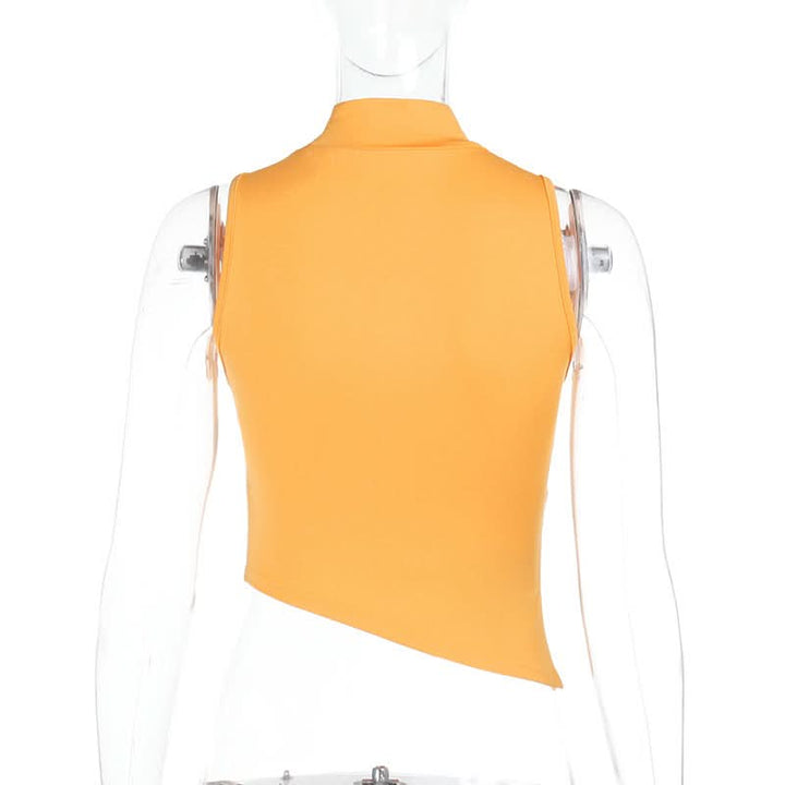 High neck sleeveless beaded top  | Festival Outfits Women
