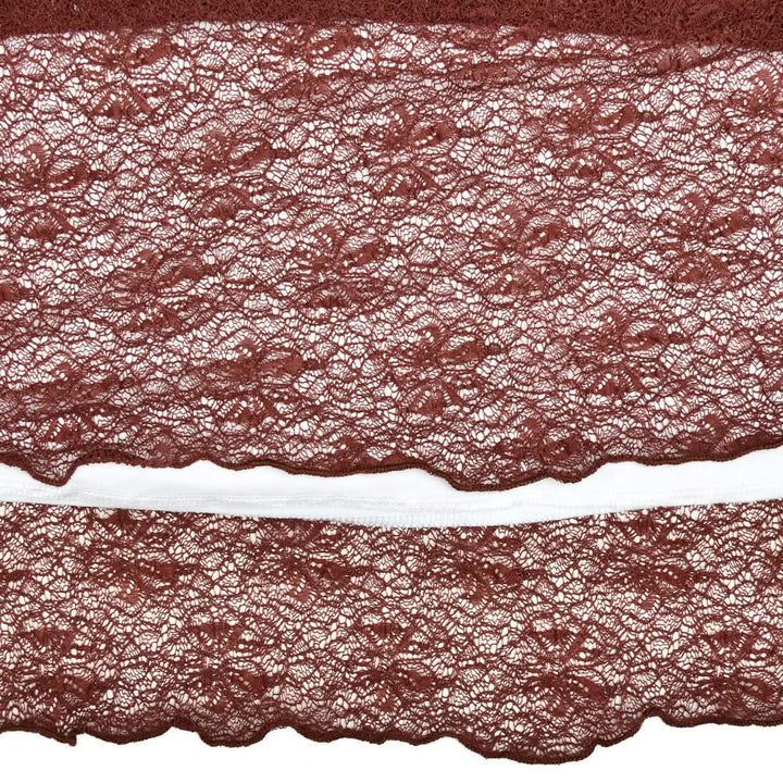 Long sleeve lace see through maxi skirt set  | Festival Outfits Women