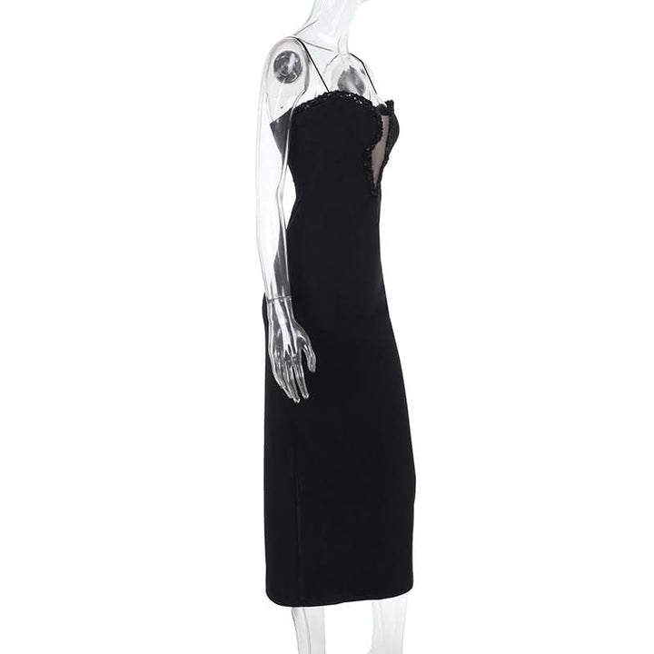 Spaghetti strap glitter maxi dress  | Festival Outfits Women