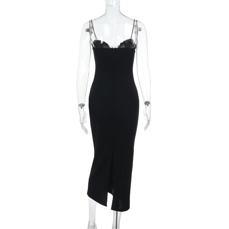 Spaghetti strap glitter maxi dress  | Festival Outfits Women