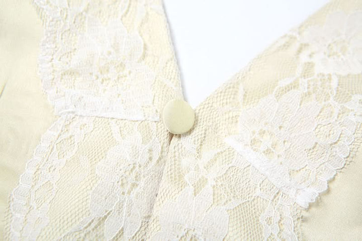 V neck satin cross back self tie cami top  | Festival Outfits Women