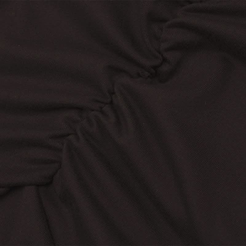 Halter self tie ruched deep V neck mini dress  | Festival Outfits Women