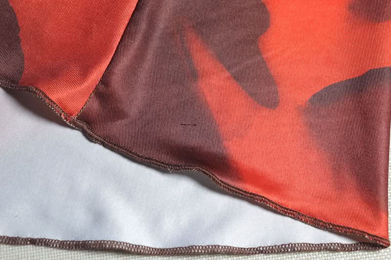 Ruffle contrast high slit cami maxi dress  | Festival Outfits Women