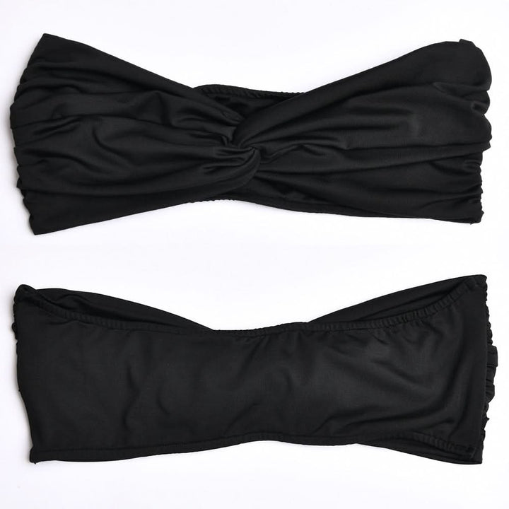 Sweetheart neck ruched slit maxi skirt set  | Festival Outfits Women