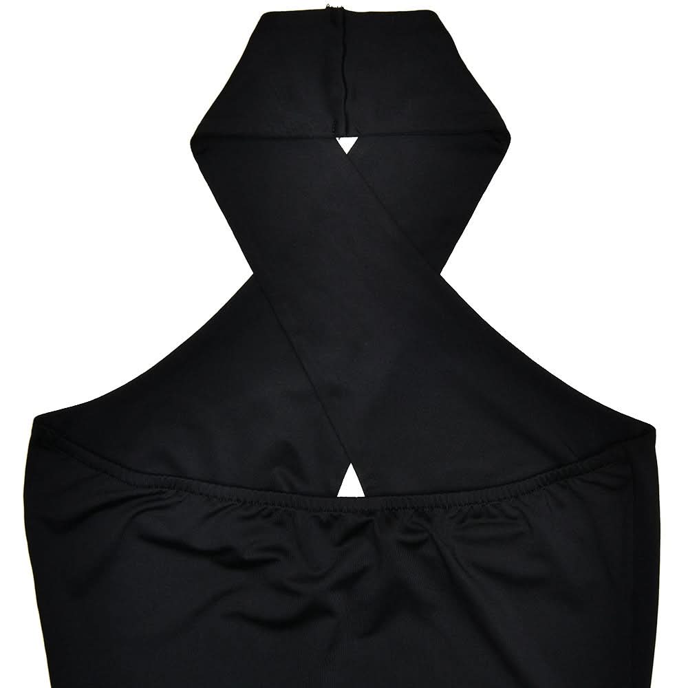 Halter metal ring hollow out cut out top  | Festival Outfits Women