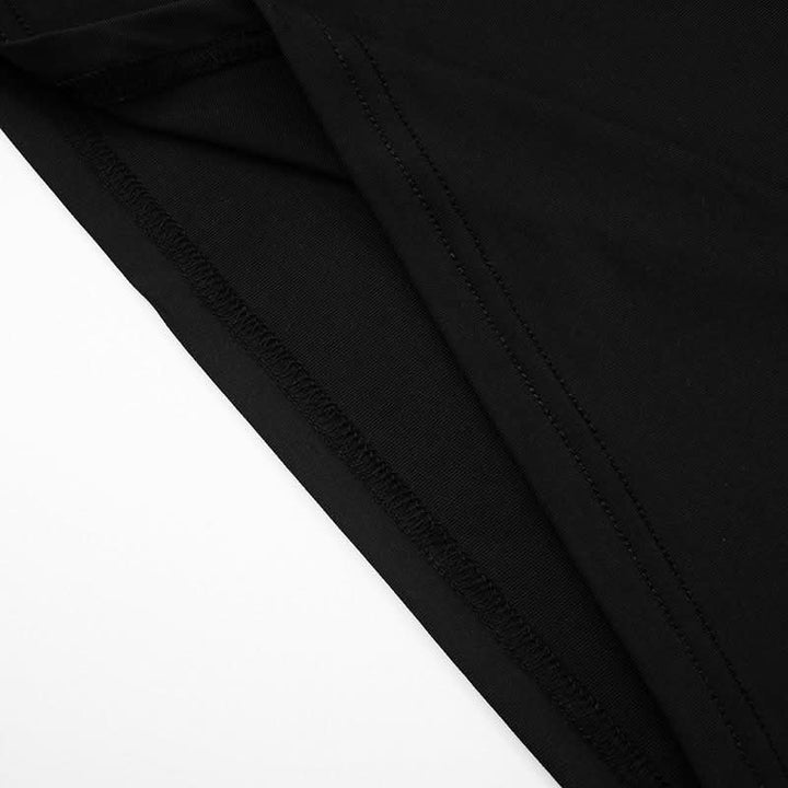 Hollow out irregular one shoulder solid cut out mini dress  | Festival Outfits Women