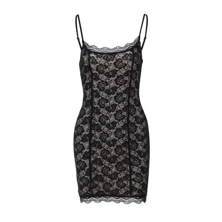 U neck lace cami mini dress  | Festival Outfits Women