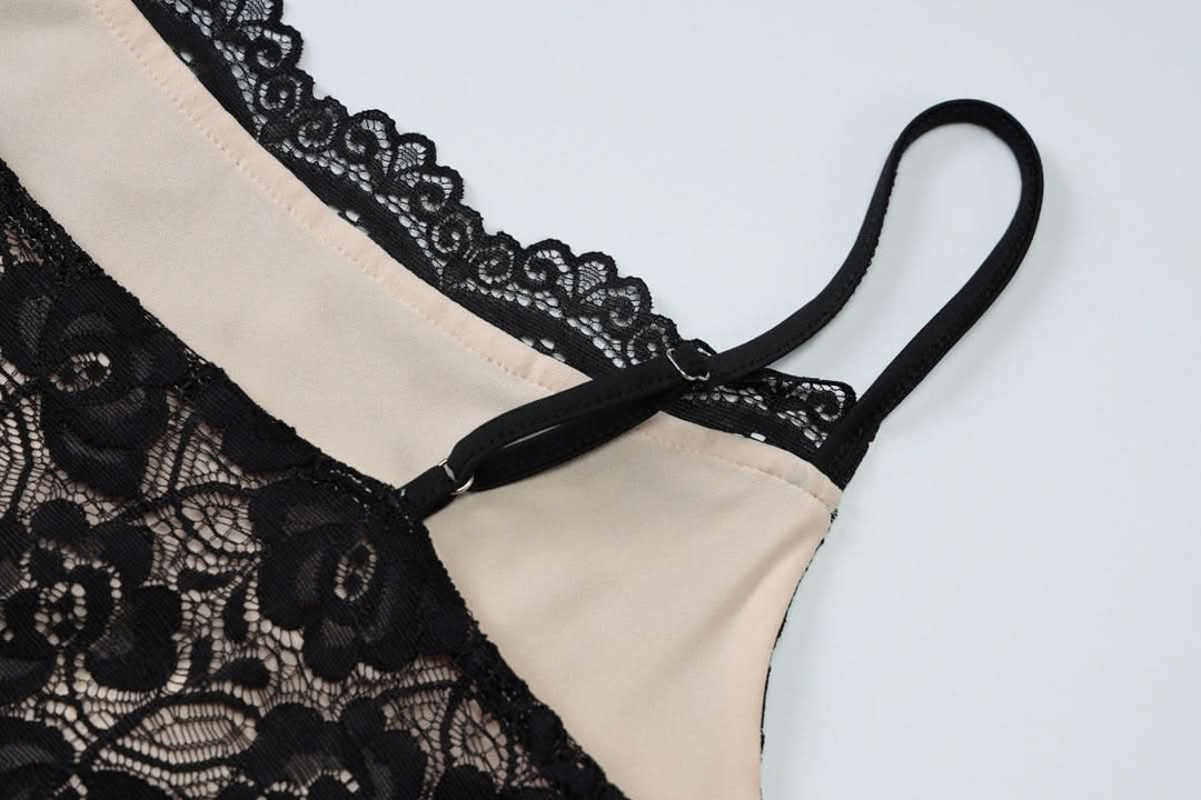 U neck lace cami mini dress  | Festival Outfits Women