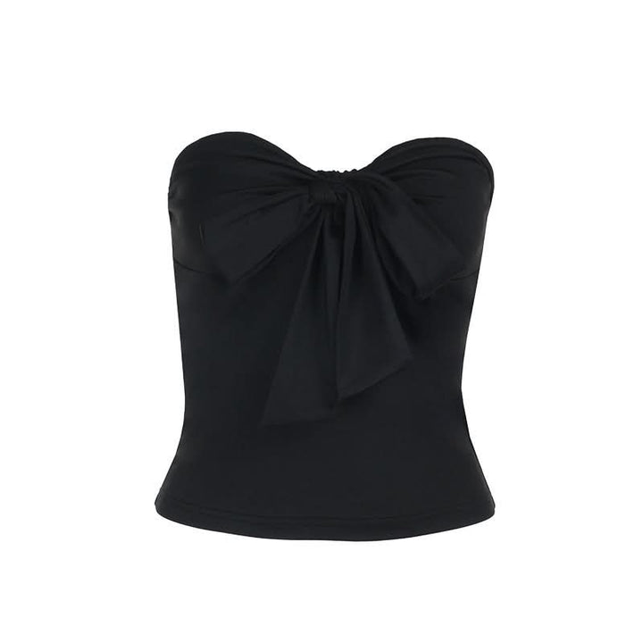 Sweetheart neck bowknot tube top  | Festival Outfits Women