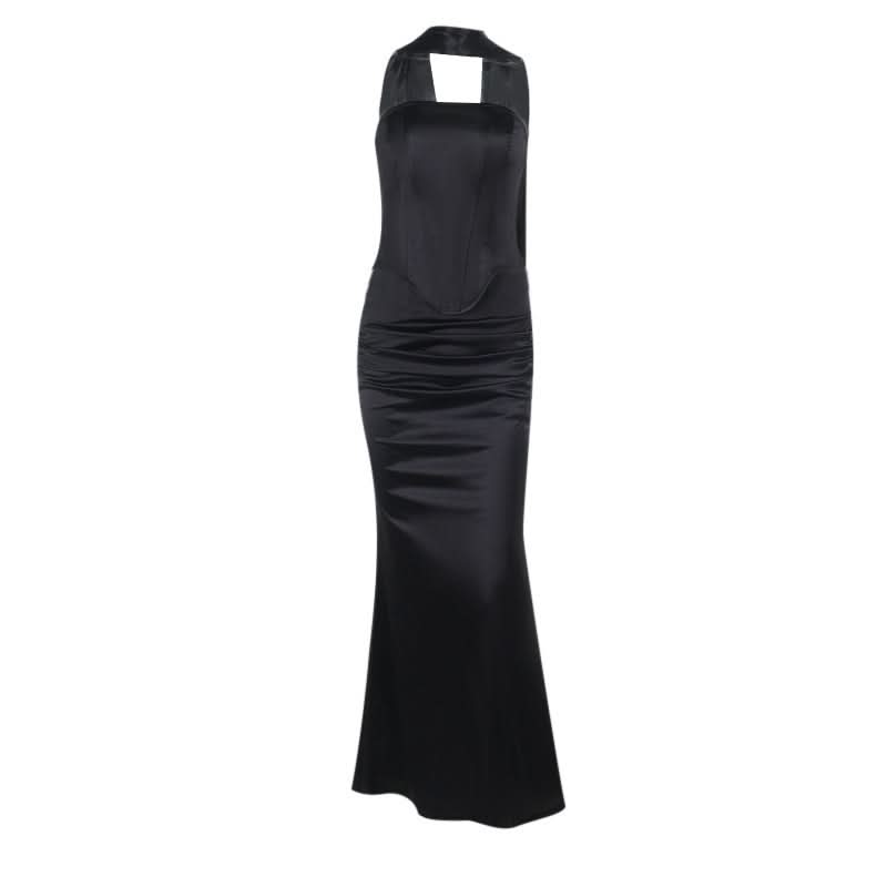 Ruched corset maxi skirt set  | Festival Outfits Women