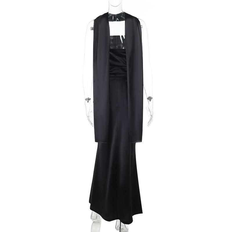 Ruched corset maxi skirt set  | Festival Outfits Women