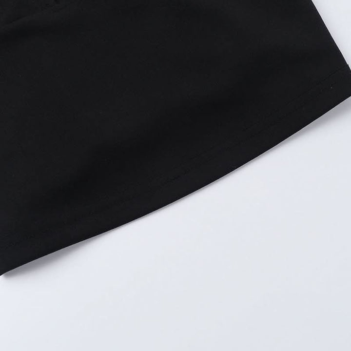 Buckle solid hollow out cami cut out top  | Festival Outfits Women