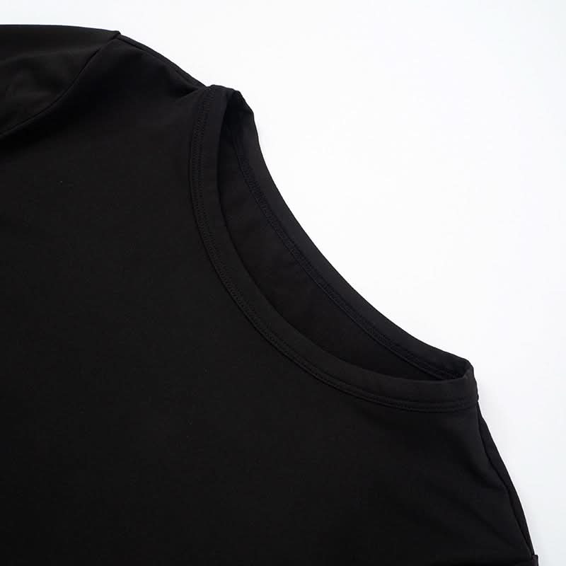 Short sleeve letter pattern top  | Festival Outfits Women