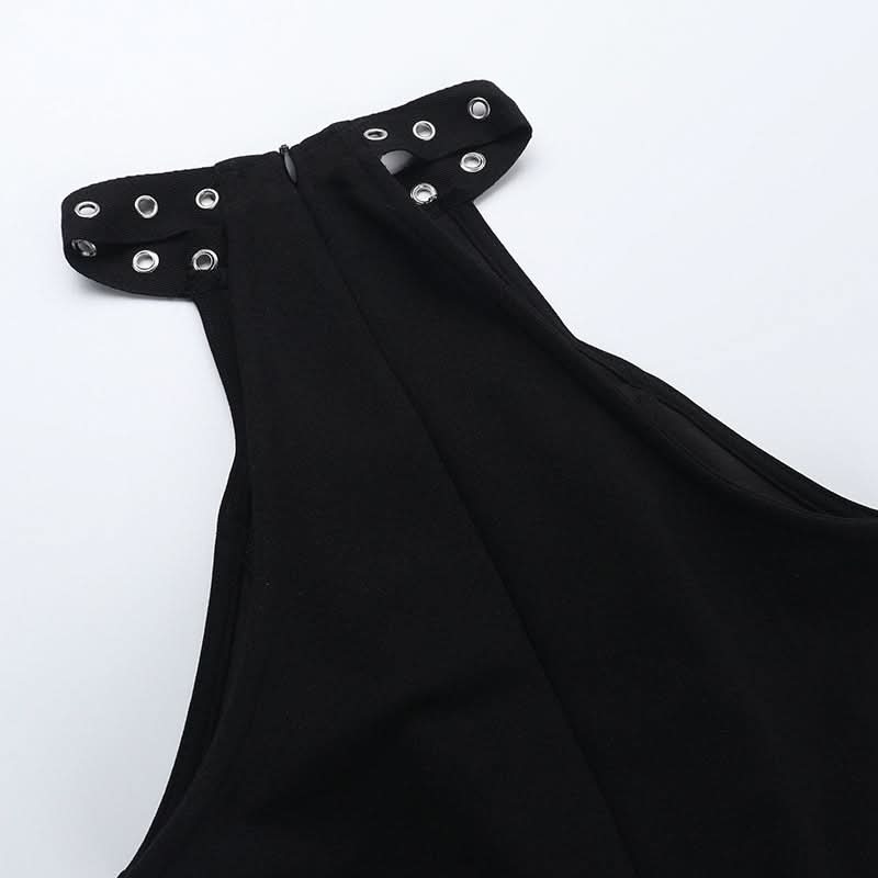Lace up ruffle zip-up mini dress  | Festival Outfits Women-final-sale