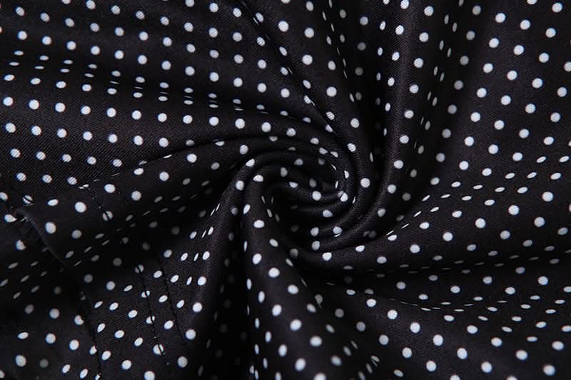 Self tie polka dot hollow out v neck cut out top  | Festival Outfits Women