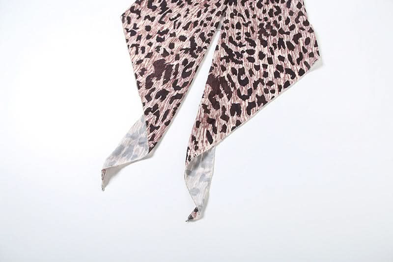Sweetheart neck ruched slit leopard print tube top  | Festival Outfits Women  | Cheetah Print Top-final-sale