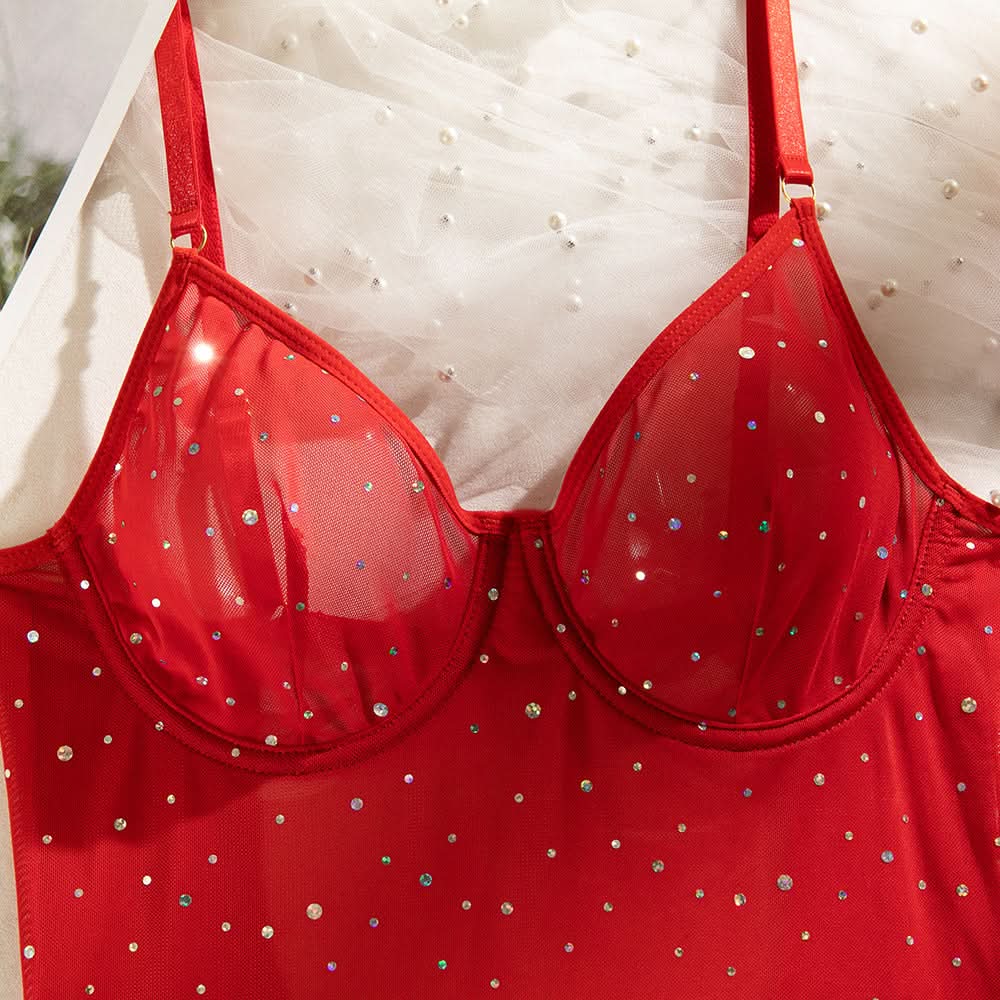 Beaded gloves self tie cami mini dress  | Festival Outfits Women