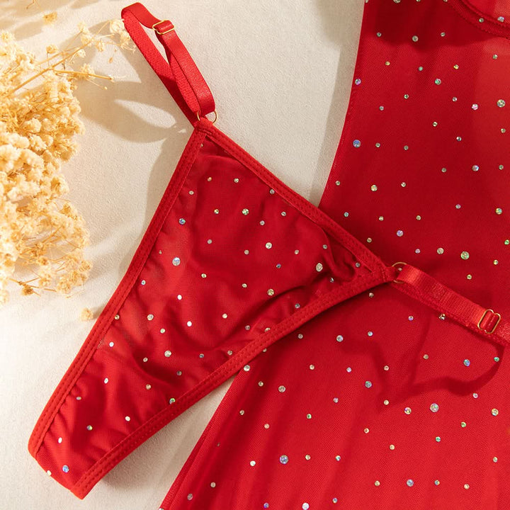 Beaded gloves self tie cami mini dress  | Festival Outfits Women