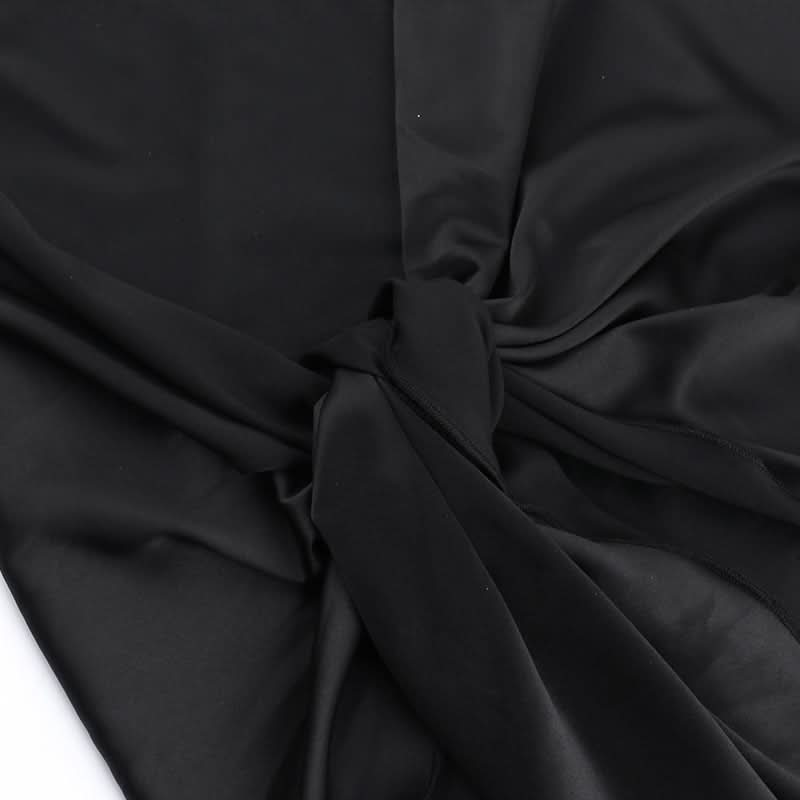 One shoulder ruched irregular satin maxi dress  | Festival Outfits Women