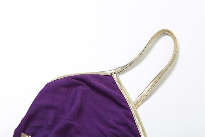 V neck mesh bowknot cami top  | Festival Outfits Women