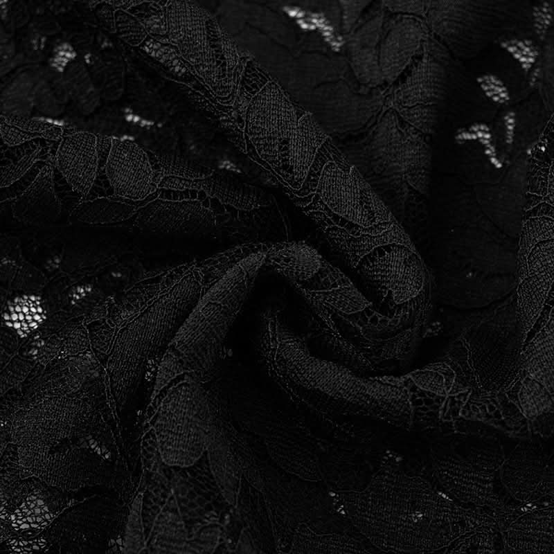 V neck lace knotted cross back pant set  | Festival Outfits Women