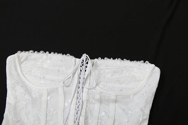 Lace up corset lace top  | Festival Outfits Women