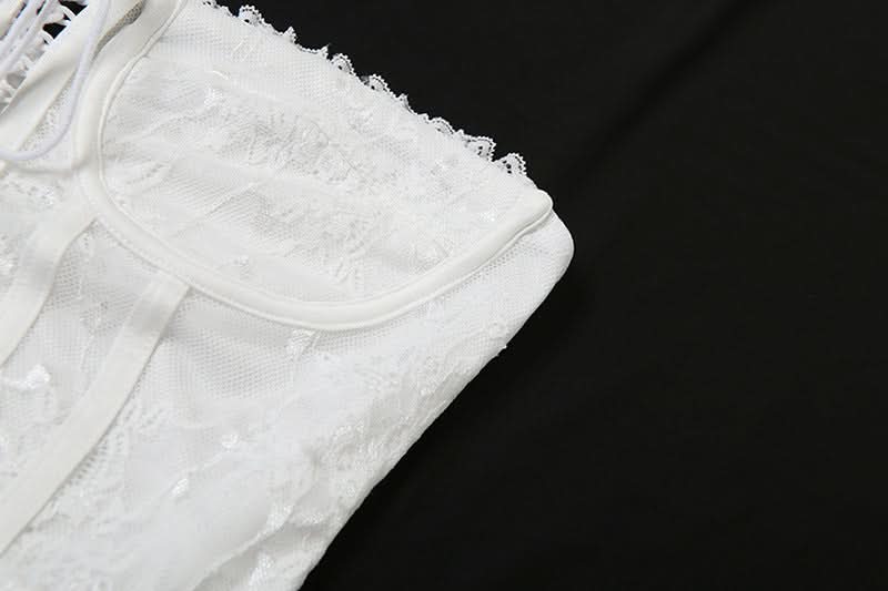 Lace up corset lace top  | Festival Outfits Women