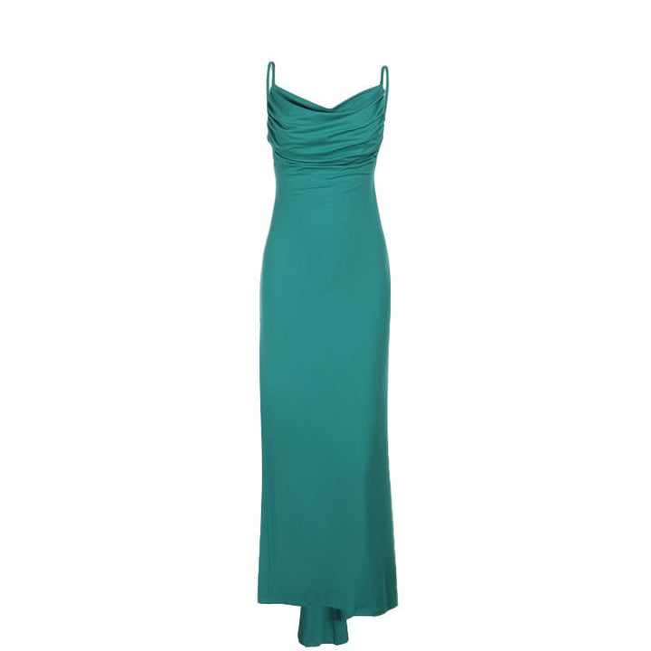 Ruched backless cami maxi dress  | Festival Outfits Women