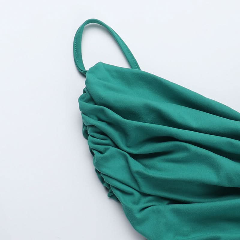 Ruched backless cami maxi dress  | Festival Outfits Women