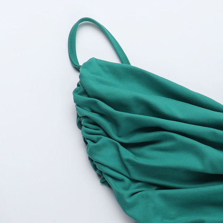 Ruched backless cami maxi dress  | Festival Outfits Women