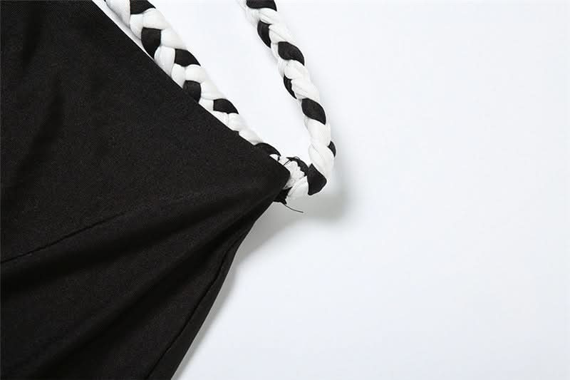 Hollow out ruched high slit cami maxi skirt set  | Festival Outfits Women-final-sale