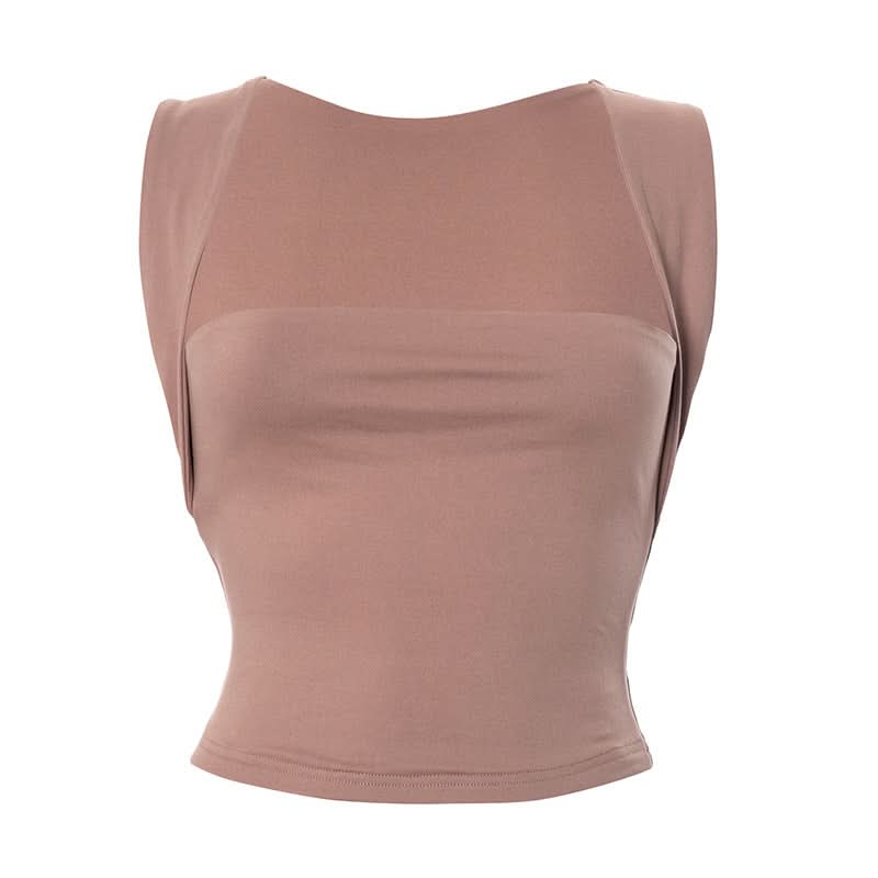 Square neck solid 2-way top  | Festival Outfits Women