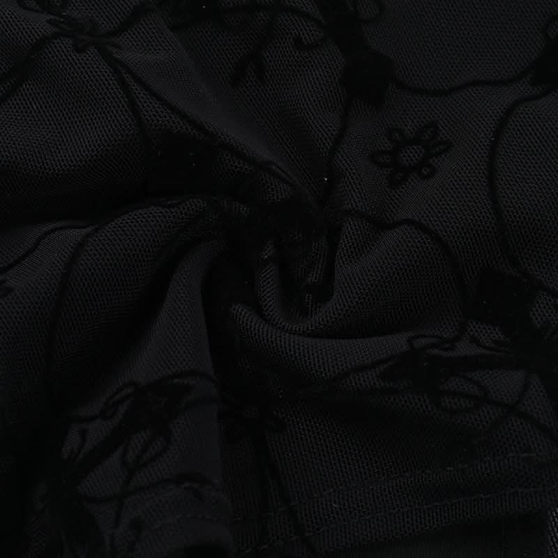 Lace hem v neck beaded ruched cami top  | Festival Outfits Women