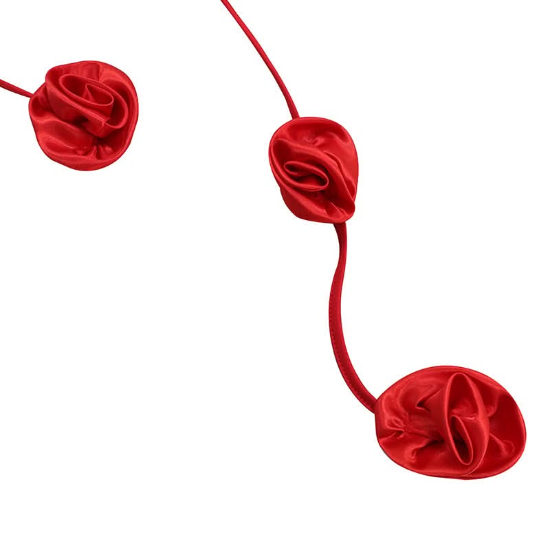 Ruched flower applique v neck cami maxi dress  | Festival Outfits Women