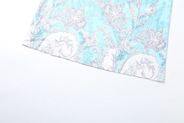 Flower print u neck backless cami maxi dress  | Festival Outfits Women-final-sale