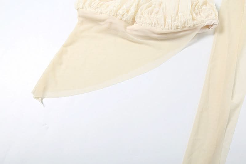 Ruched irregular square neck solid tank top  | Festival Outfits Women