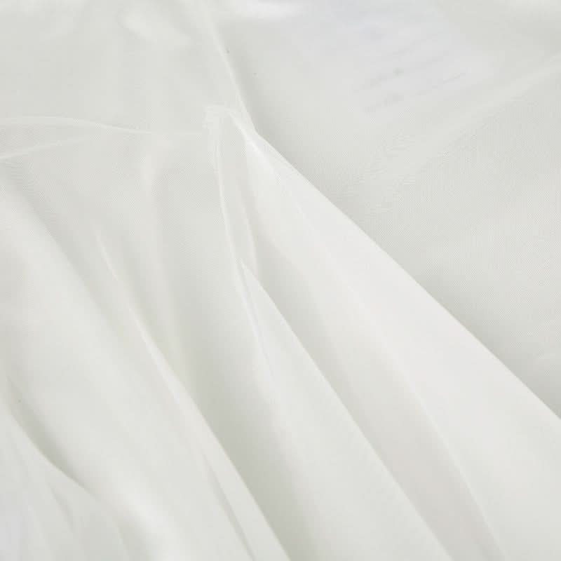 Mesh ruched solid maxi skirt  | Festival Outfits Women